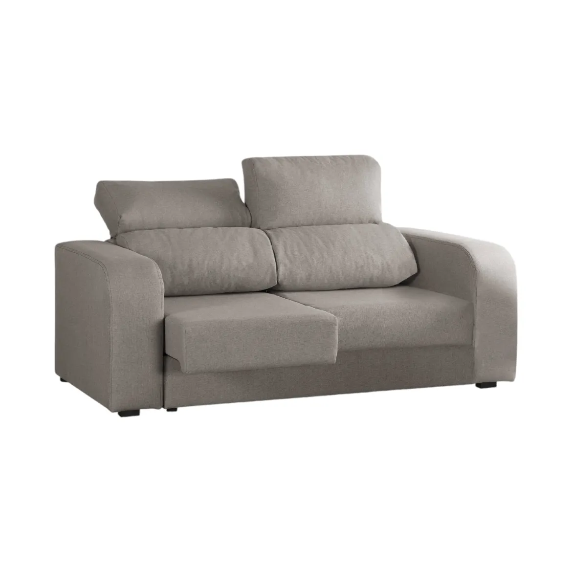Divano reclinabile grigio 200x85x107h cm - Anem