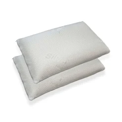 Guanciale Bianco Bianco Traspirante Materiale Struttura in Tessuto 13h cm, Colore Struttura Bianco Made in Italy - Sappada
