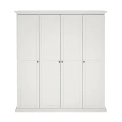 Guardaroba con appendiabiti bianco 182x201h cm - Accadia