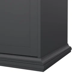 Guardaroba con appendiabiti grigio 96x200h cm - Albiolo