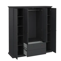 Guardaroba con appendiabiti grigio 96x200h cm - Albiolo