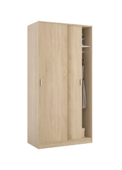 Guardaroba con appendiabiti rovere 100x200h cm - Alt