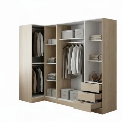 Guardaroba con appendiabiti rovere 74x179h cm - Malvito