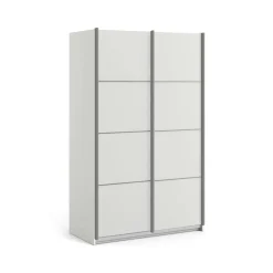 Guardaroba in legno bianco 122x201h cm - NancyWake