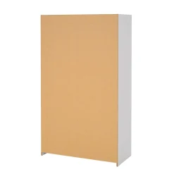 Guardaroba salvaspazio bianco e grigio 150x200h cm - Maurice