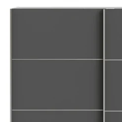 Guardaroba salvaspazio bianco e grigio 182x201h cm - Attilio
