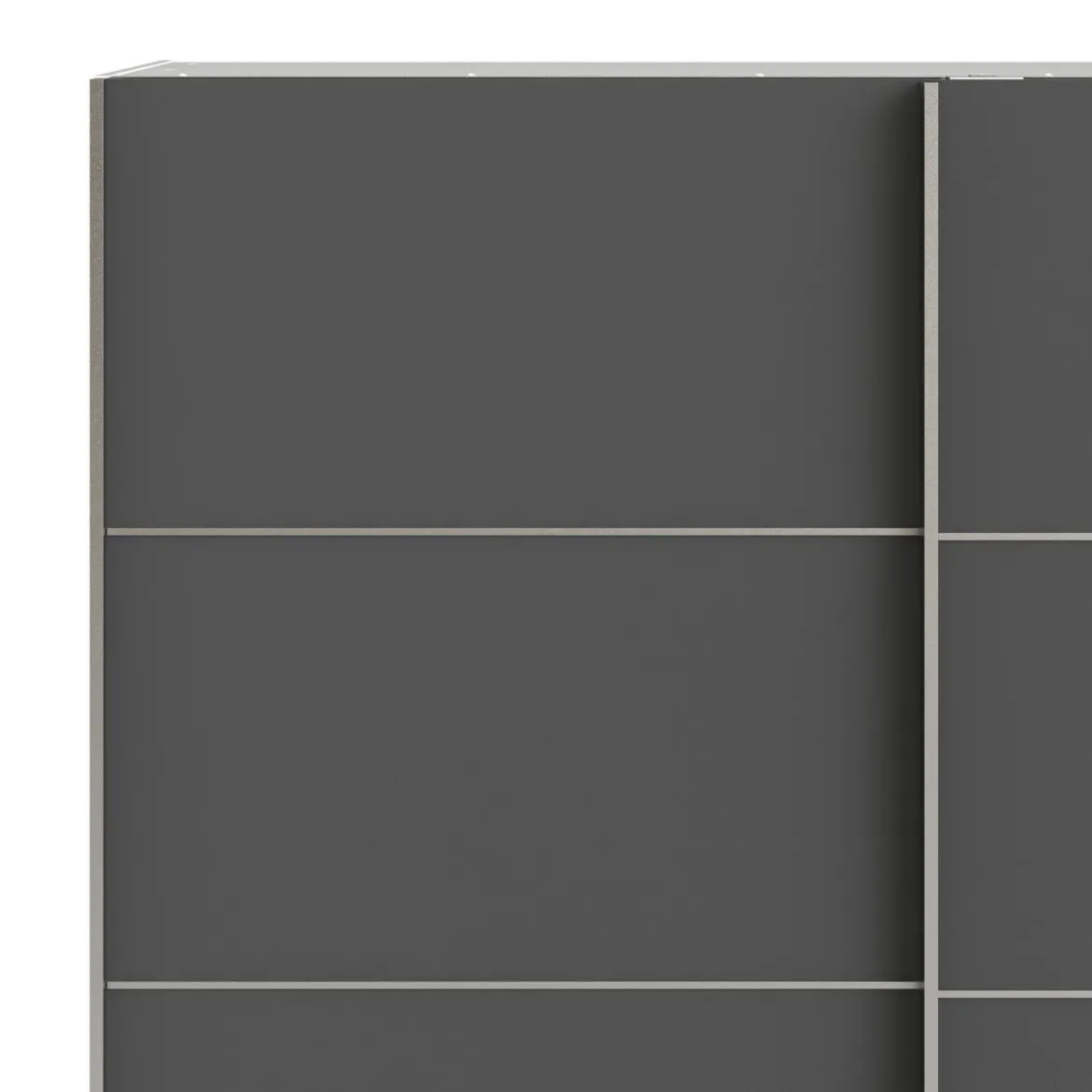 Guardaroba salvaspazio bianco e grigio 182x201h cm - Attilio