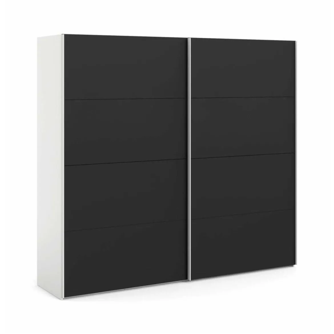 Guardaroba salvaspazio bianco e noce 80x200h cm - Acate
