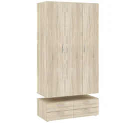 Guardaroba salvaspazio rovere 81x184h cm - Anya