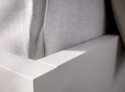 Letto francese comodo bianco 195x146cm - Howard