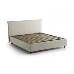 Letto francese contenitore beige 155x205cm - Angelic