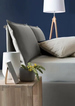 Letto francese contenitore grigio 155x205cm - Arden