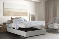 Letto francese salvaspazio blu 155x205cm - Alion