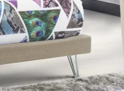 Letto matrimoniale bianco 178x210cm - Arika