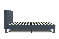 Letto matrimoniale blu 169x204cm imbottito - Morpheus