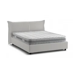 Letto matrimoniale con contenitore bianco 175x205cm - Akio