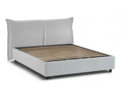 Letto matrimoniale con contenitore bianco 175x205cm - Akio