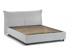 Letto matrimoniale con contenitore bianco 175x205cm - Akio