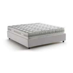 Letto matrimoniale contenitore bianco 175x205cm senza testiera - Archer