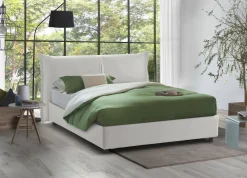 Letto matrimoniale contenitore bianco 175x215cm - Abarat