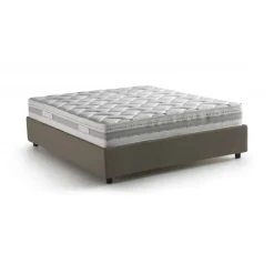 Letto matrimoniale contenitore tortora 175x205cm senza testiera - Archer