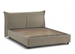 Letto matrimoniale contenitore tortora 175x215cm - Verdite