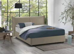 Letto matrimoniale contenitore tortora 175x215cm classico - Abarat