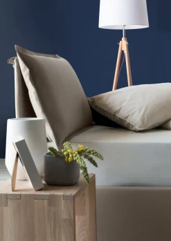 Letto 1 piazza con contenitore tortora 95x205cm chic - Aren