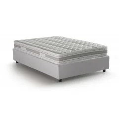 Letto piazza e mezza Anahi, con materasso Cm 120x190 incluso, Bianco