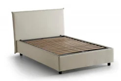 Letto piazza e mezza Anyta, adatto per materasso Cm 120x190, Beige