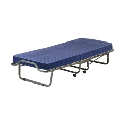 Letto Pieghevole blu Materasso Incluso Dimensione Materasso 80x190x10 cm, Imbottito - Peccioli
