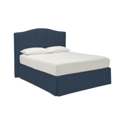 Letto Singolo blu Sfoderabile Contenitore, Dimensione Materasso 90x200 cm - Iudica