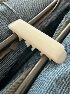 Letto singolo pieghevole 200x80cm bianco - Aquadolce