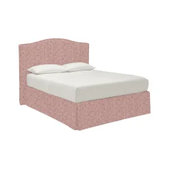 Letto Singolo Rosa Sfoderabile Contenitore, Dimensione Materasso 90x190 cm - Orvieto