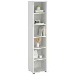 Libreria elegante bianca 47x221h cm - Pabuk