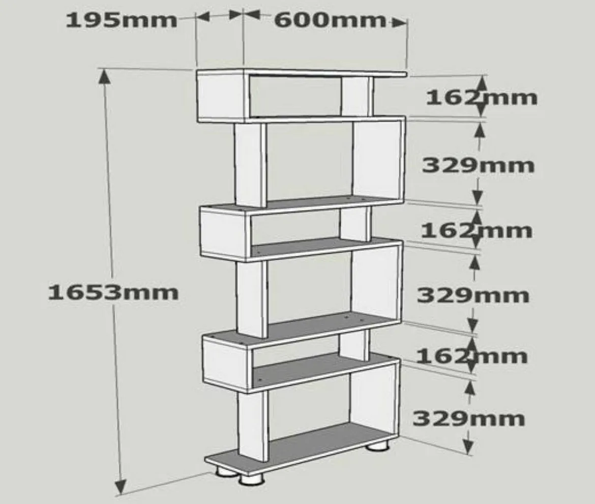 Libreria salvaspazio bianca 78x199h cm - Sinlaku