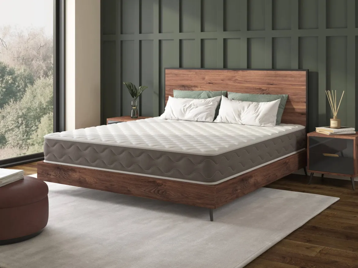 Materasso anallergico piazza e mezza 120x200 in Memory Foam - Zaffiro