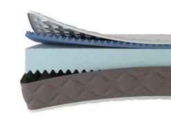 Materasso anallergico piazza e mezza 120x200 in Memory Foam - Zaffiro