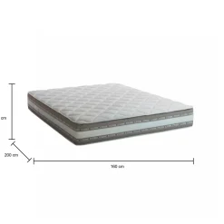 Materasso comfort garantito matrimoniale 160x200 in Memory Foam sfoderabile - Amos