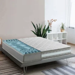 Materasso comfort senza interruzioni singolo 80x200 in Memory Foam sfoderabile - Assi