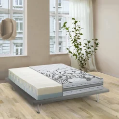 Materasso duraturo piazza e mezza 120x190 in Memory Foam sfoderabile - Wien