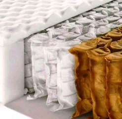 Materasso microcomfort francese 140x190 in Memory Foam sfoderabile - Aba
