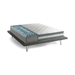 Materasso qualità elevata 1/2 piazza 140x200 in Memory Foam sfoderabile - Amos