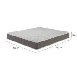 Materasso rilassamento continuo matrimoniale 160x190 in Memory Foam - Allik