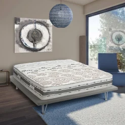 Materasso struttura alveolare piazza e mezza 120x190 in Memory Foam sfoderabile - Amaroni