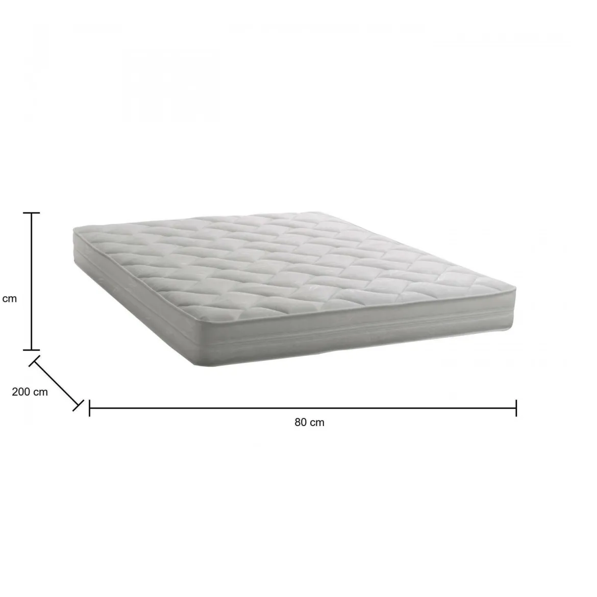 Materasso superficie continua singolo 80x200 in WaterFoam sfoderabile - Author