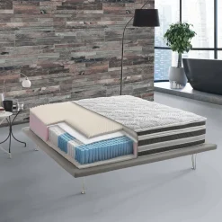 Materasso tecnologia ergonomica matrimoniale 160x190 in Memory Foam sfoderabile - Amistad
