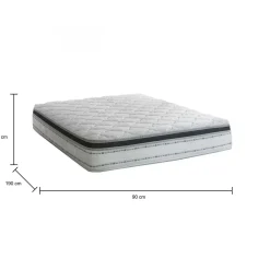 Materasso uniforme singolo 90x190 in Memory Foam sfoderabile - Adrano