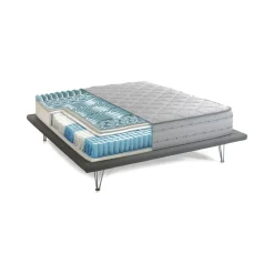 Materasso ventilato piazza e mezza 120x190 in Memory Foam sfoderabile - Alona
