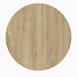 Mobile Colonna Marrone Rovere Grigio 3 Ripiani 2 Ante 30x25x182h cm, Reversibile - Nin